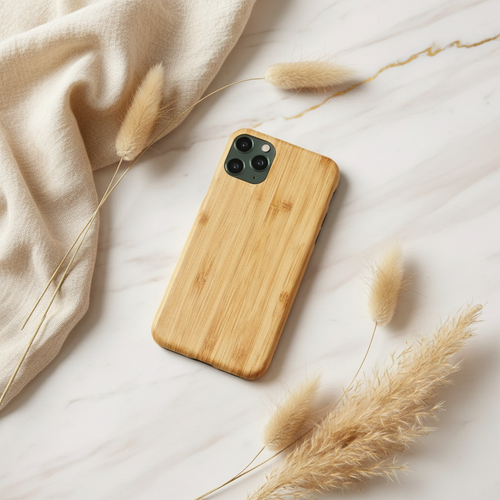 Bamboo phone case 